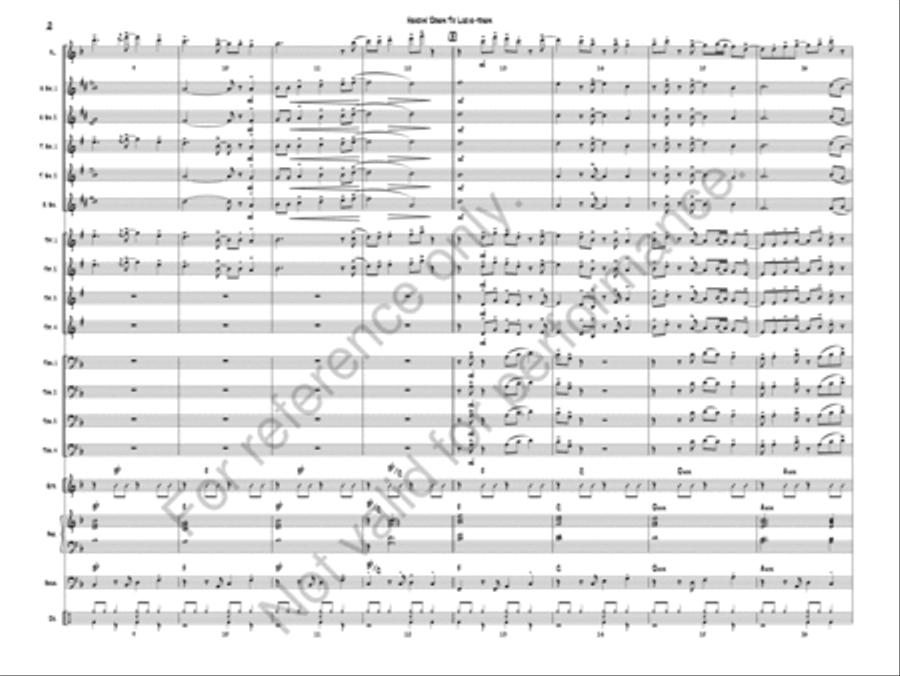 Headin Down To Lucie-Town Jazz Ensemble scores gallery preview page 4