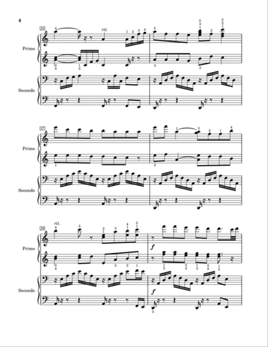 The Giving The Giving 1 Piano, 4-Hands scores gallery preview page 4