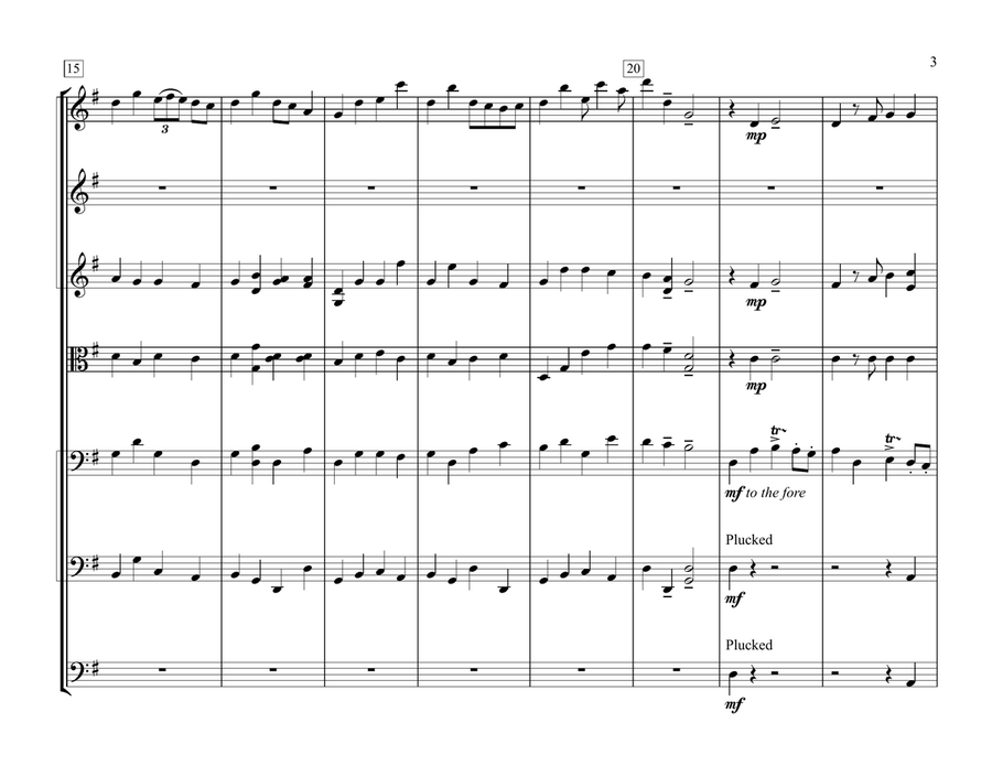Mock Morris Mock Morris String Orchestra scores gallery preview page 3