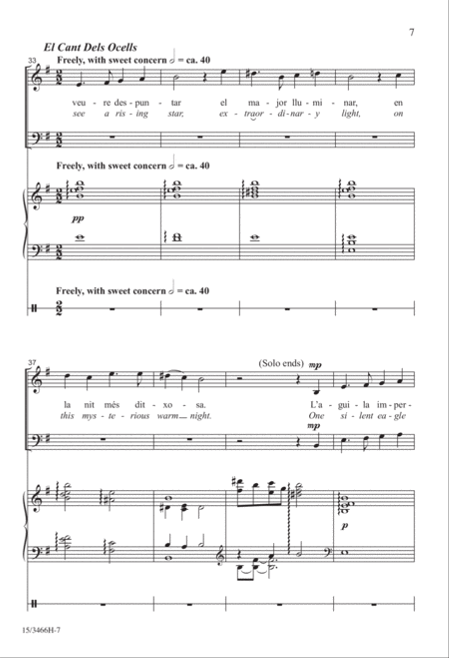 Tres Villancicos Españoles 4-Part scores gallery preview page 6