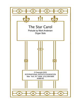 The Star Carol for organ by Mark Andersen