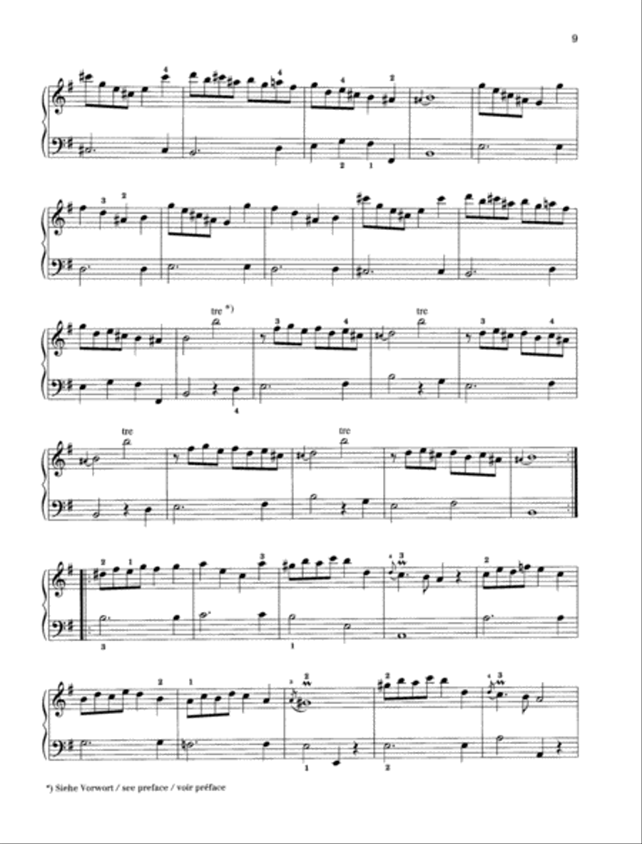 Sonata E minor Piano Solo scores gallery preview page 2