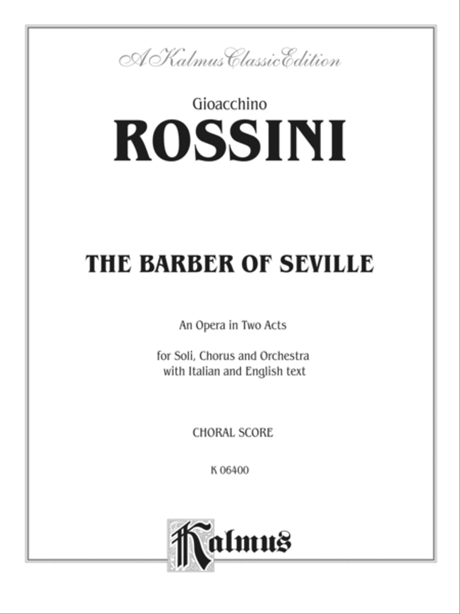 The Barber of Seville Voice scores gallery preview page 2