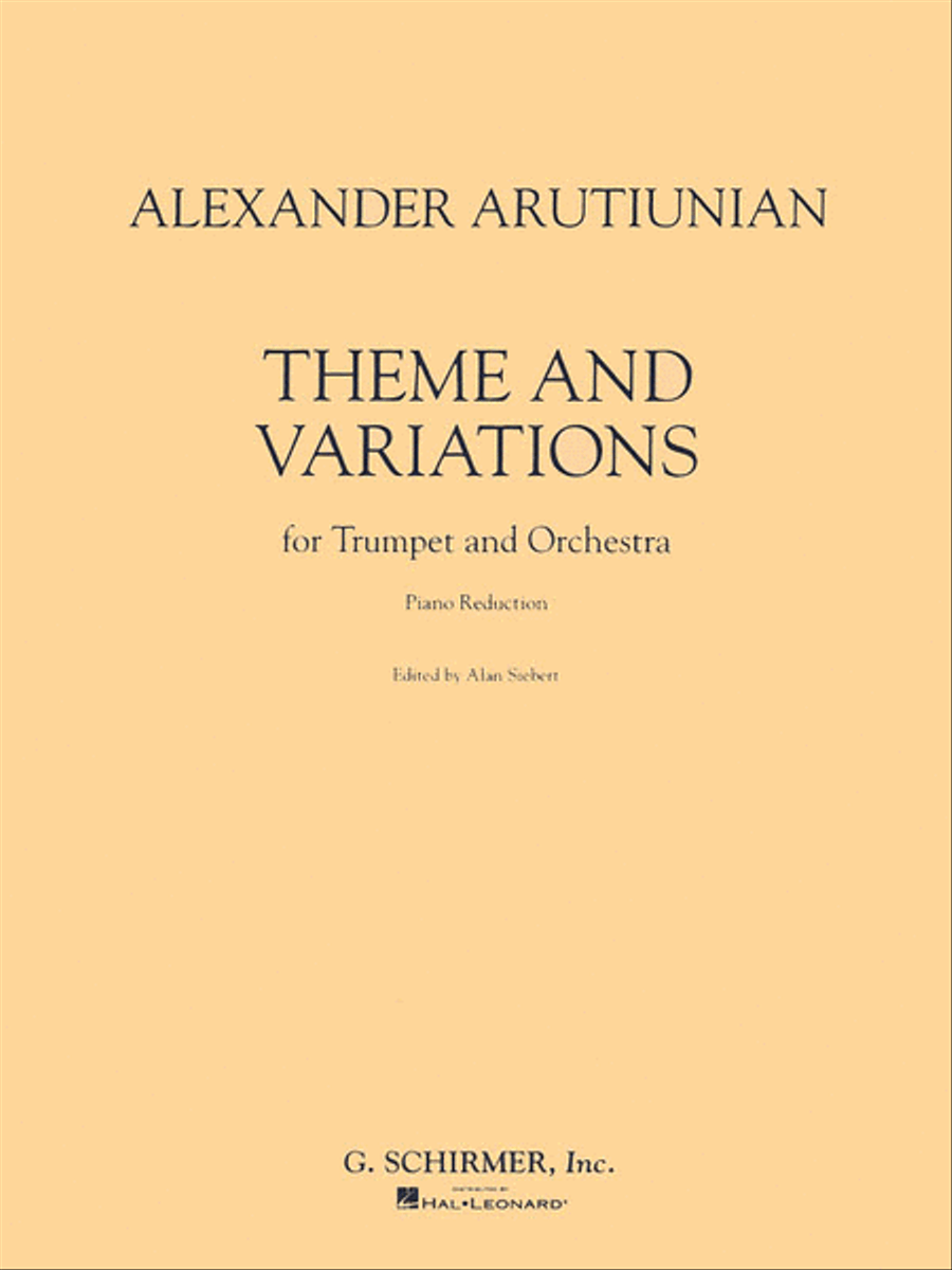 Theme and Variations Orchestra scores gallery preview page 1
