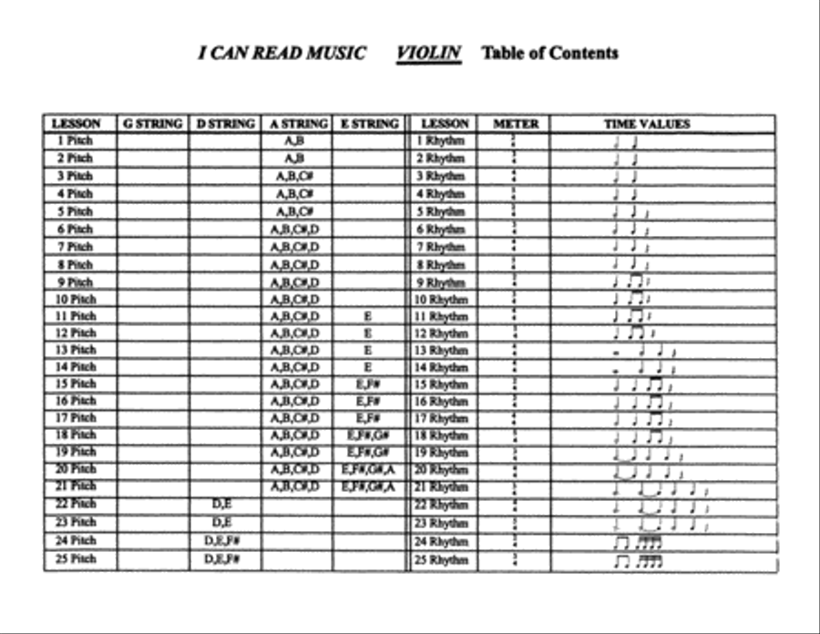 I Can Read Music, Volume 1 Violin Solo scores gallery preview page 2
