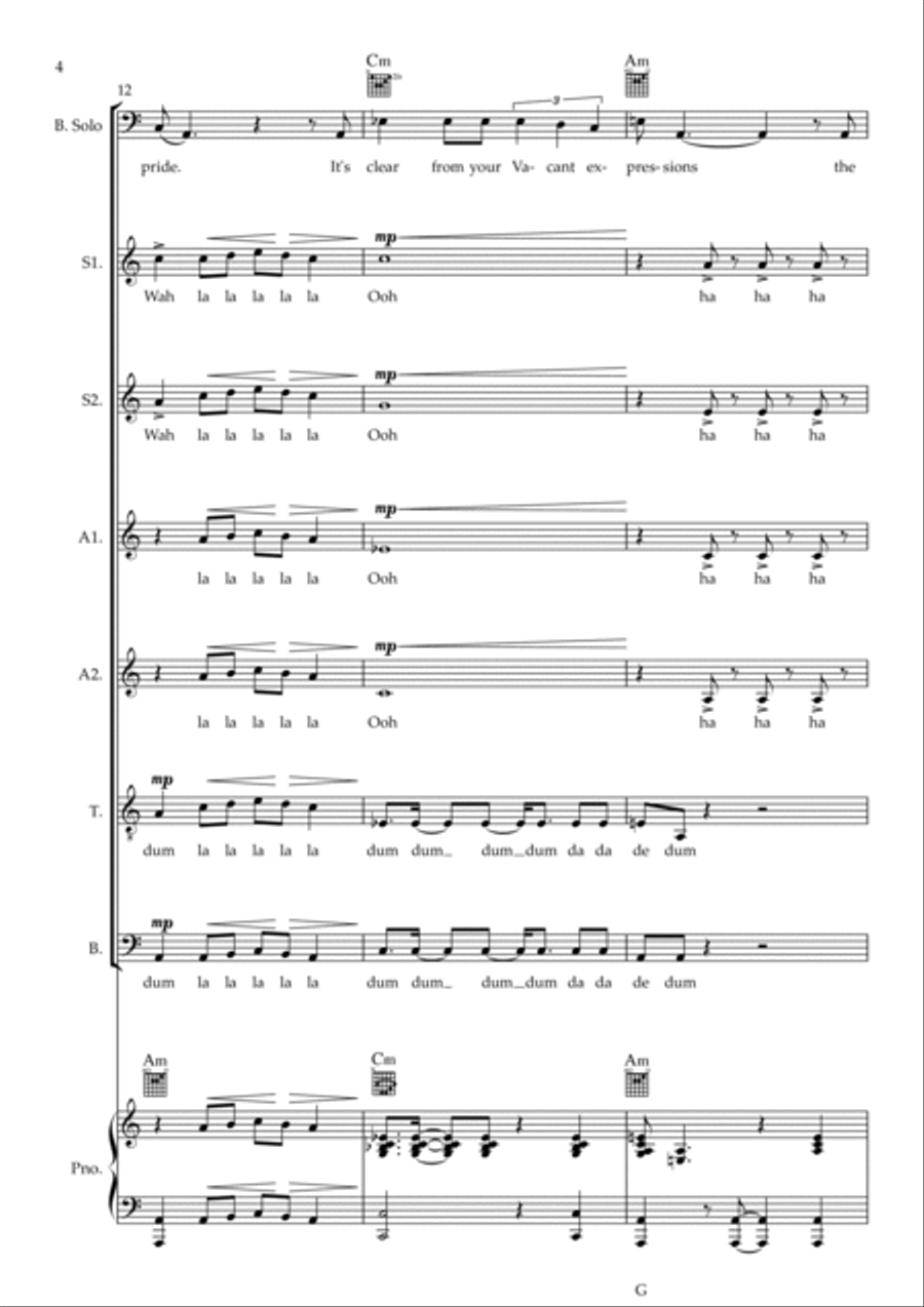 Be Prepared Be Prepared Choir scores gallery preview page 4