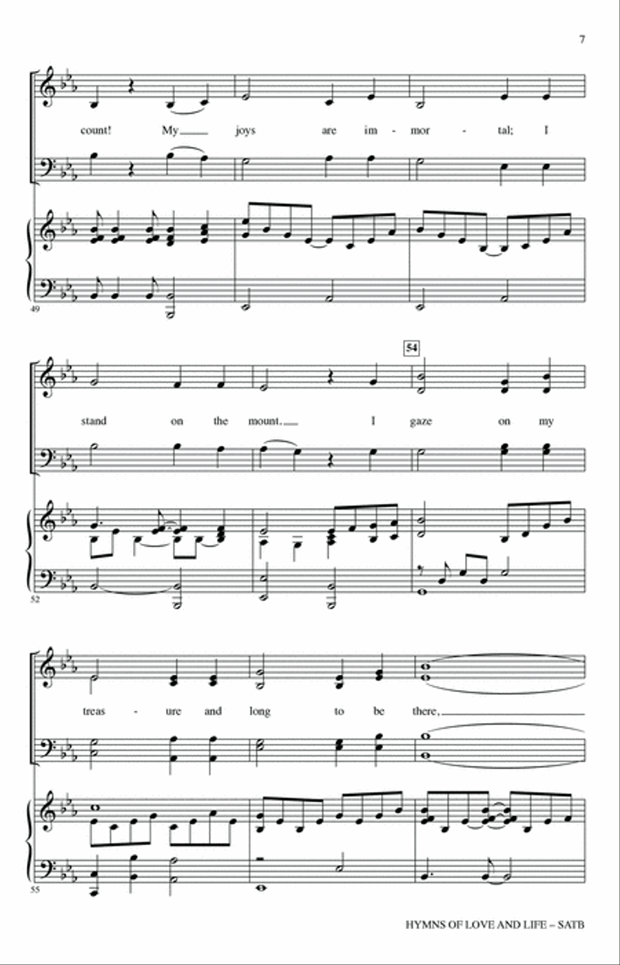 Hymns Of Love And Life Hymns Of Love And Life 4-Part scores gallery preview page 6