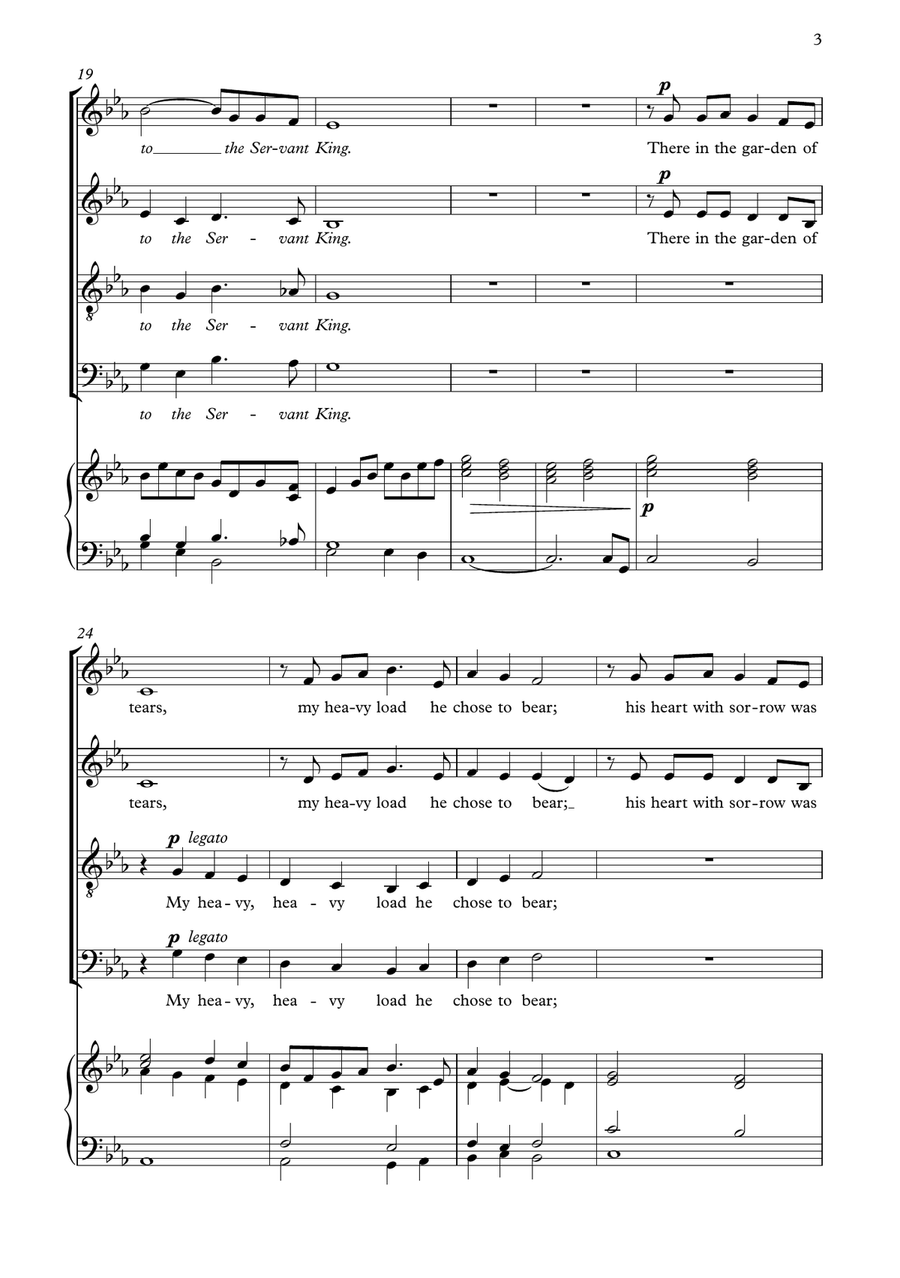 The Servant King From Heaven You Came 4-Part scores gallery preview page 5
