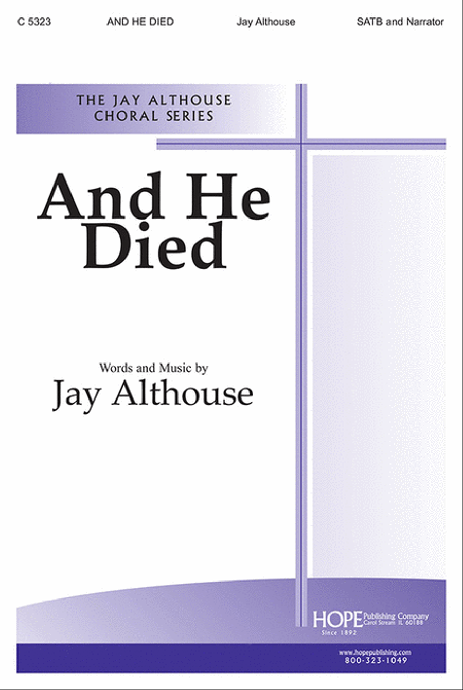 And He Died 4-Part scores gallery preview page 1