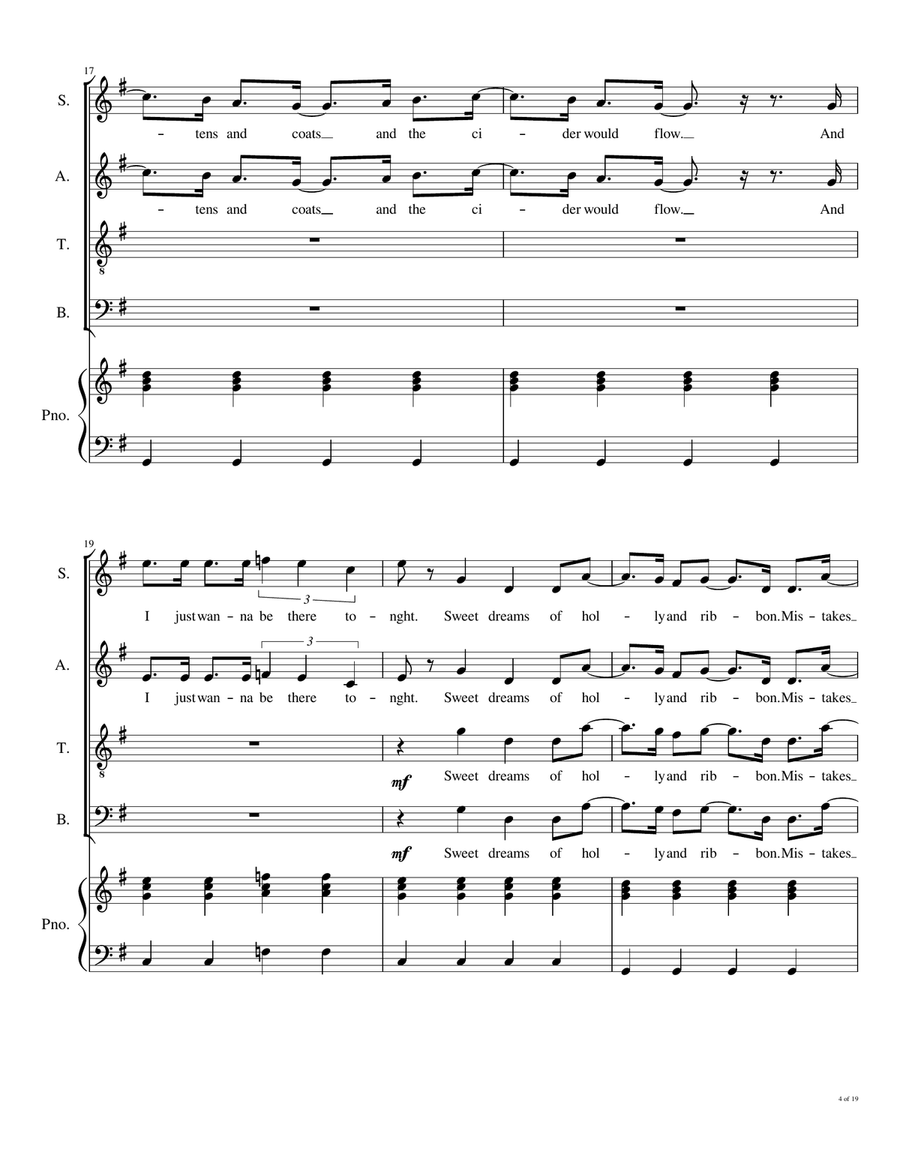 Christmas Tree Farm Christmas Tree Farm 4-Part scores gallery preview page 5