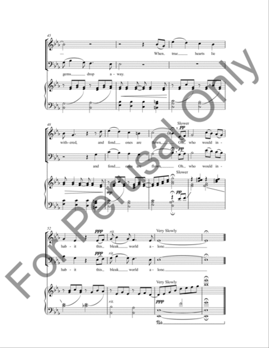 The Last Rose Of Summer The Last Rose Of Summer 4-Part scores gallery preview page 6