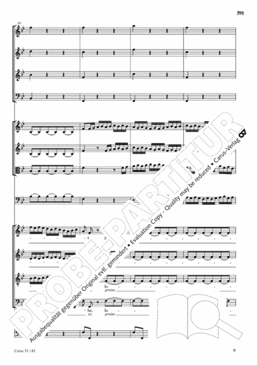 The Complete Sacred Vocal Works (Das geistliche Vokalwerk) Voice scores gallery preview page 592