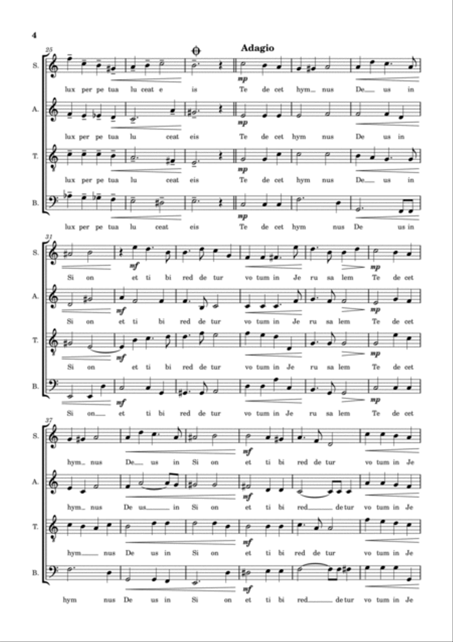Requiem 4-Part scores gallery preview page 4