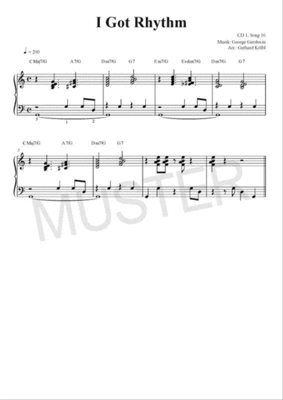 Bar Piano Standards Piano Solo scores gallery preview page 2