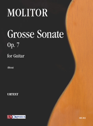 Book cover for Grosse Sonate Op. 7 for Guitar