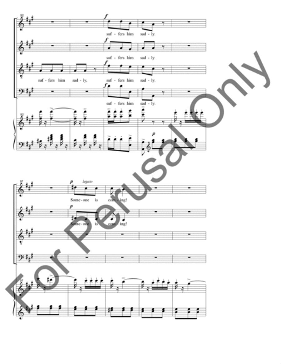 Chorus of the Servants Chorus of the Servants 4-Part scores gallery preview page 15
