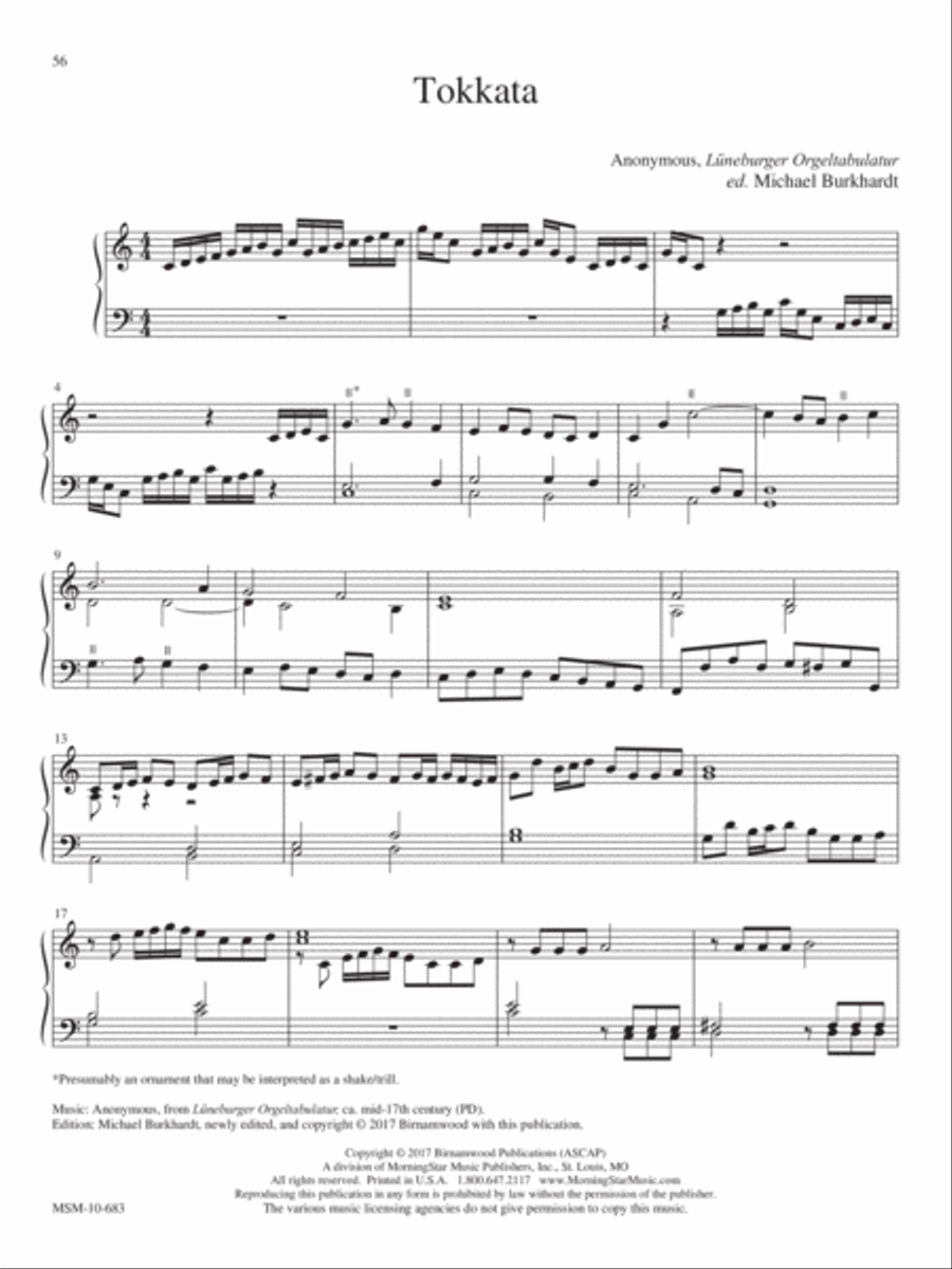 Ein feste Burg ist unser Gott Organ scores gallery preview page 1