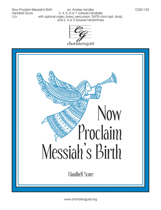 Book cover for Now Proclaim Messiah's Birth - Handbell Score