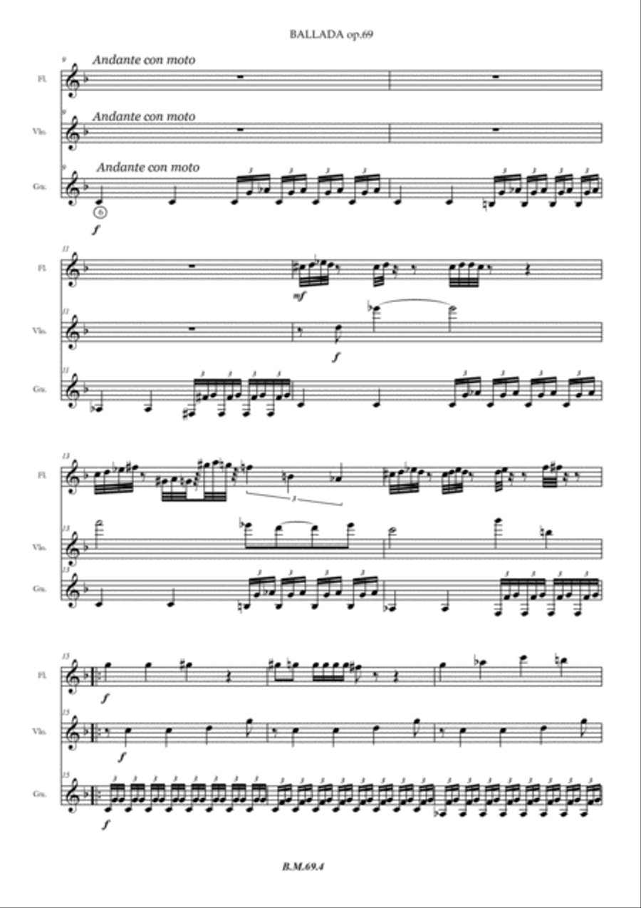 BALLADA Small Ensemble scores gallery preview page 5