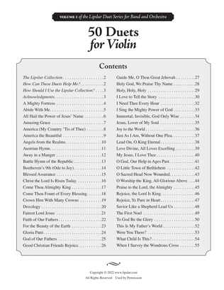 50 Duets for Violin