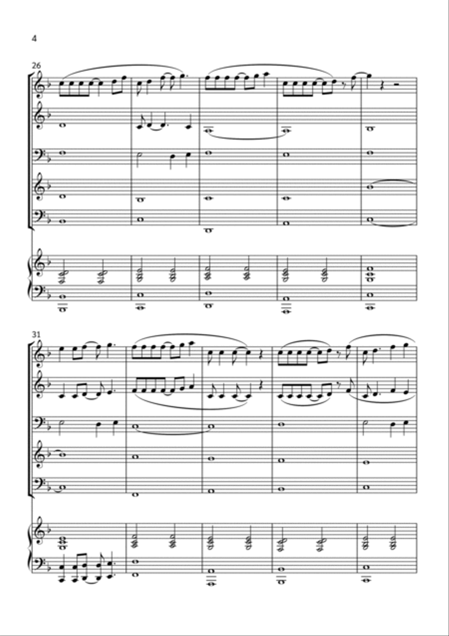 Part Of Your World (reprise) Horn scores gallery preview page 4