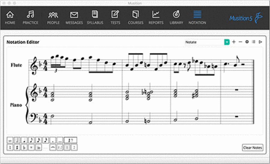 Musition 5 Musical Instruments scores gallery preview page 3