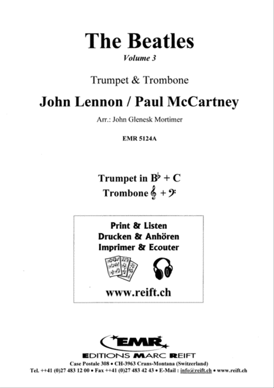 The Beatles Volume 3 Brass Ensemble scores gallery preview page 7