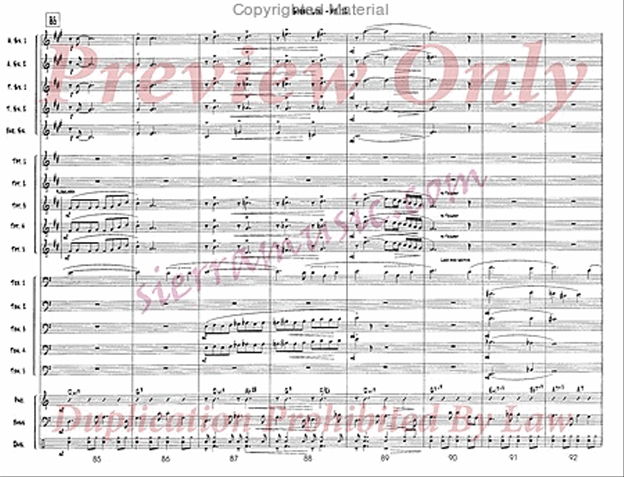 Speak Low Jazz Ensemble scores gallery preview page 13