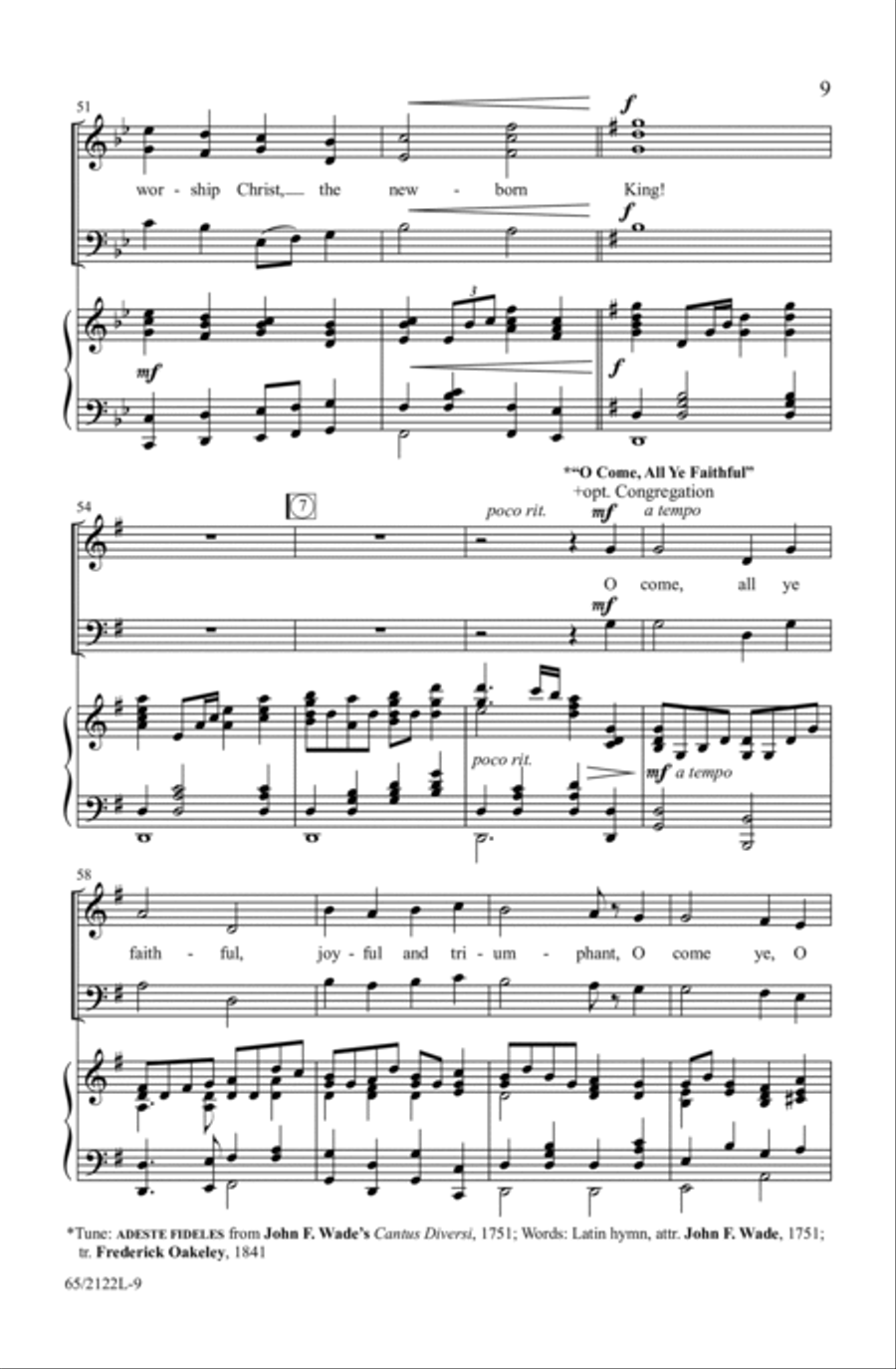 A New and Glorious Morn! 3-Part scores gallery preview page 9