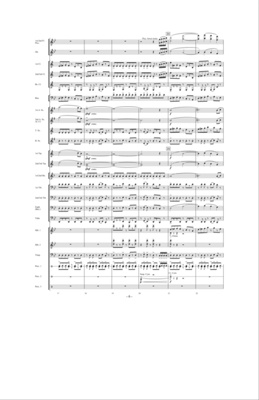 Toward the North Star Concert Band scores gallery preview page 5