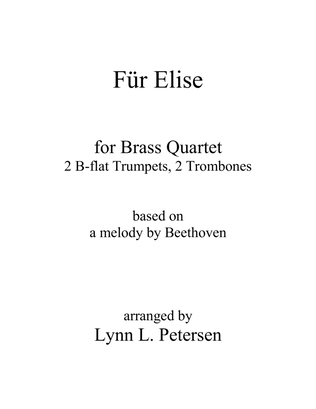 Für Elise for brass quartet