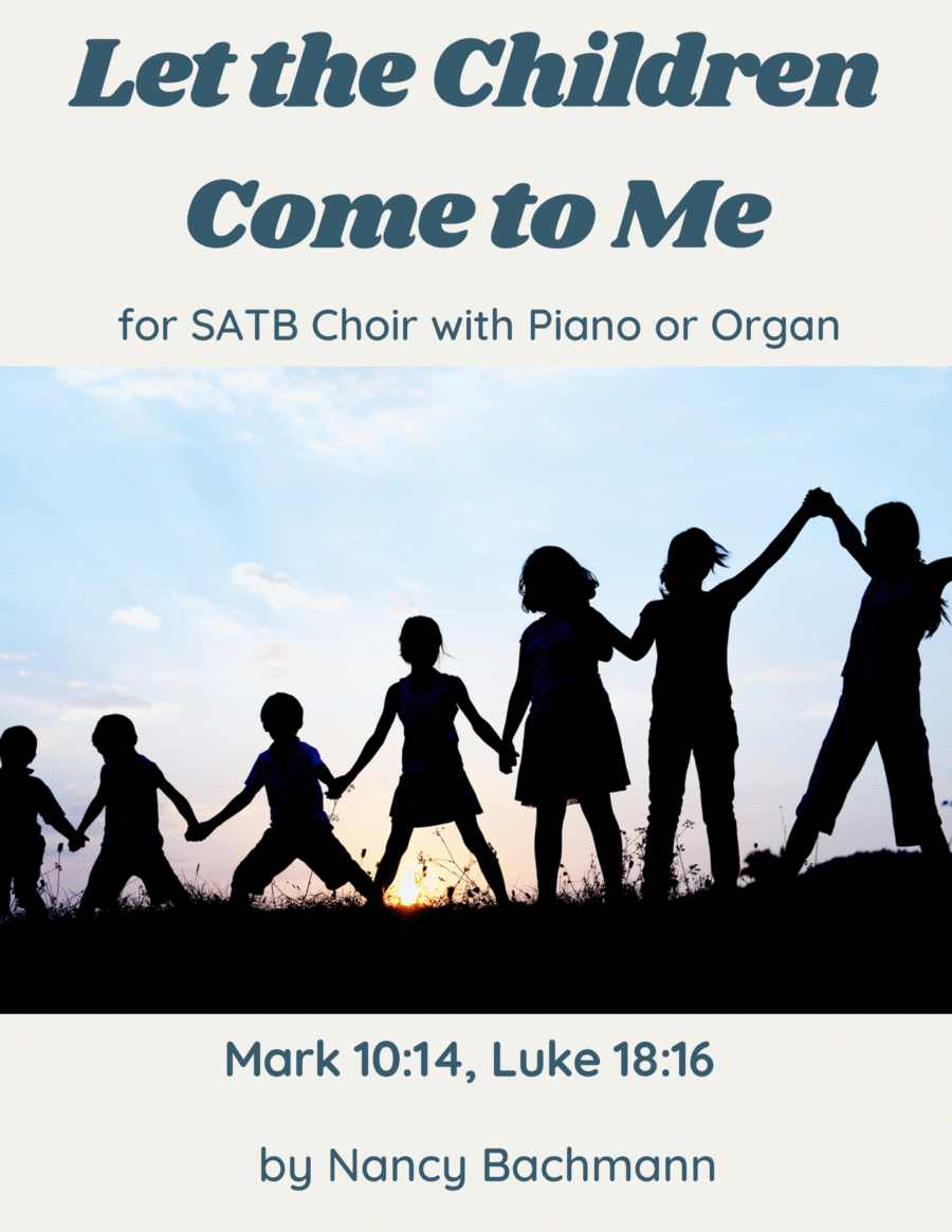 Let the Children Come to Me 4-Part scores gallery preview page 1