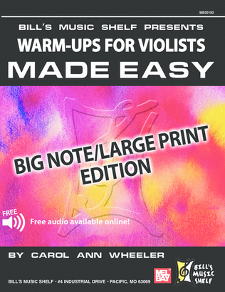 Book cover for Warm-Ups for the Violists Made Easy