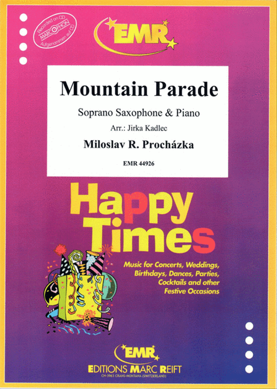 Mountain Parade Soprano Saxophone scores gallery preview page 1