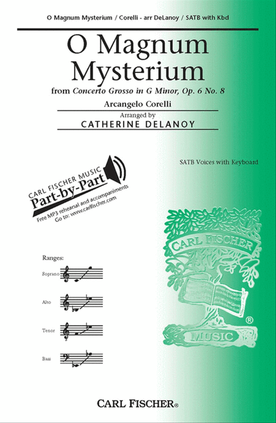 O Magnum Mysterium 4-Part scores gallery preview page 1