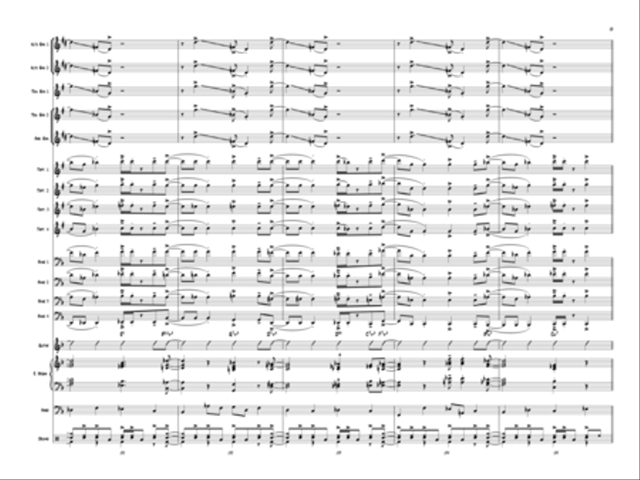 Sax Education Jazz Ensemble scores gallery preview page 20