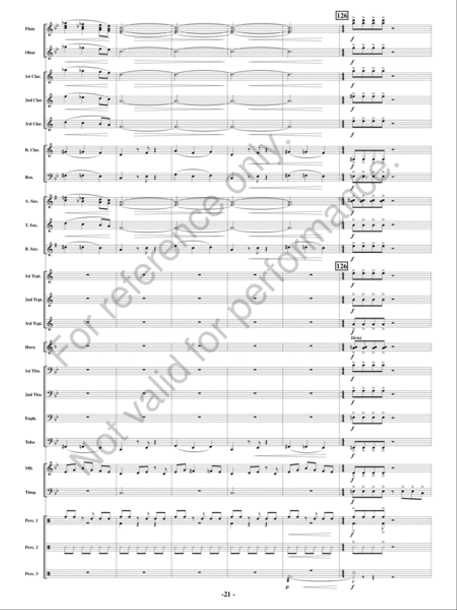 Full Throttle Concert Band scores gallery preview page 20