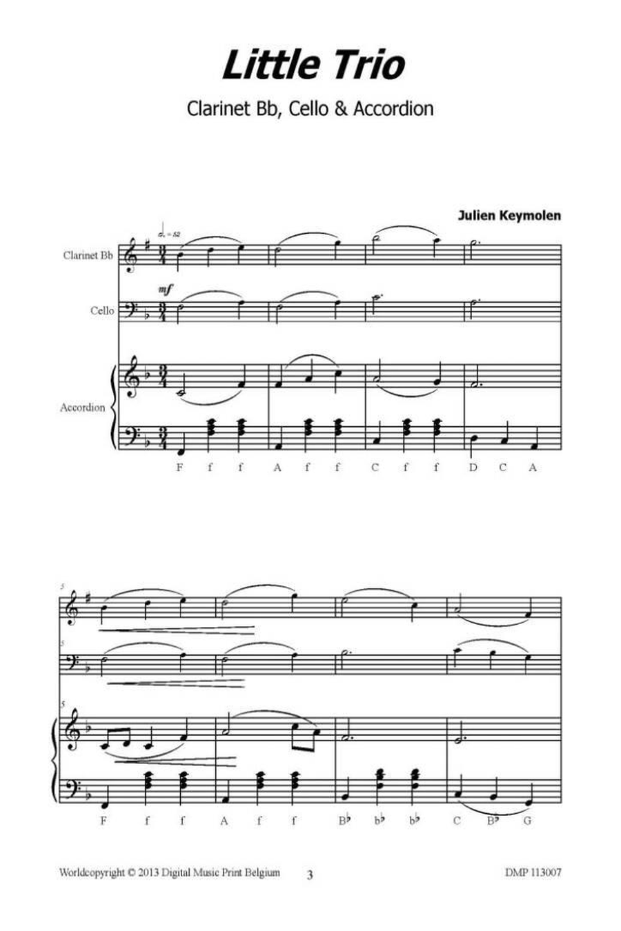 Little Trio Little Trio Clarinet scores gallery preview page 2