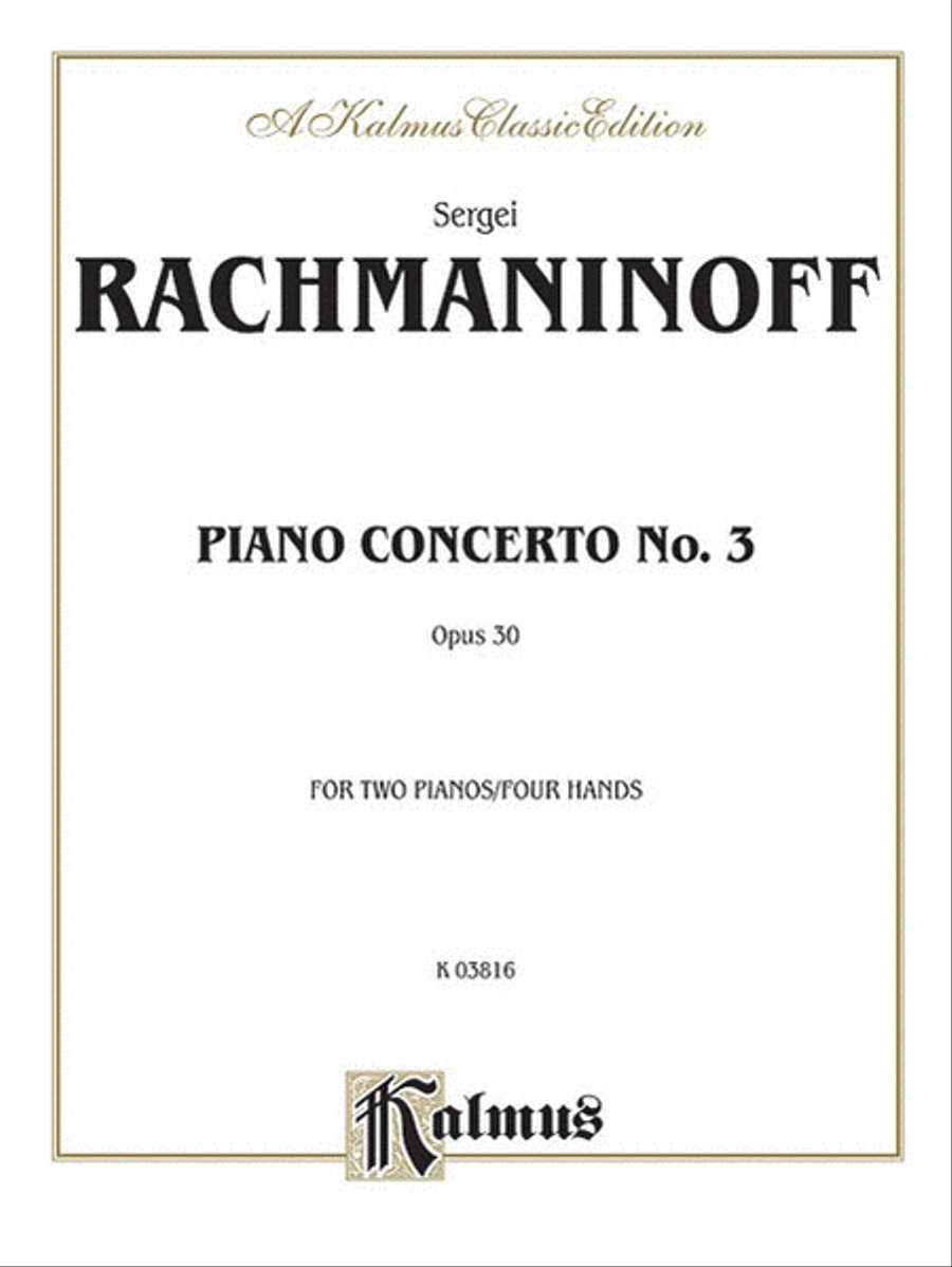 Piano Concerto #3 Small Ensemble scores gallery preview page 1