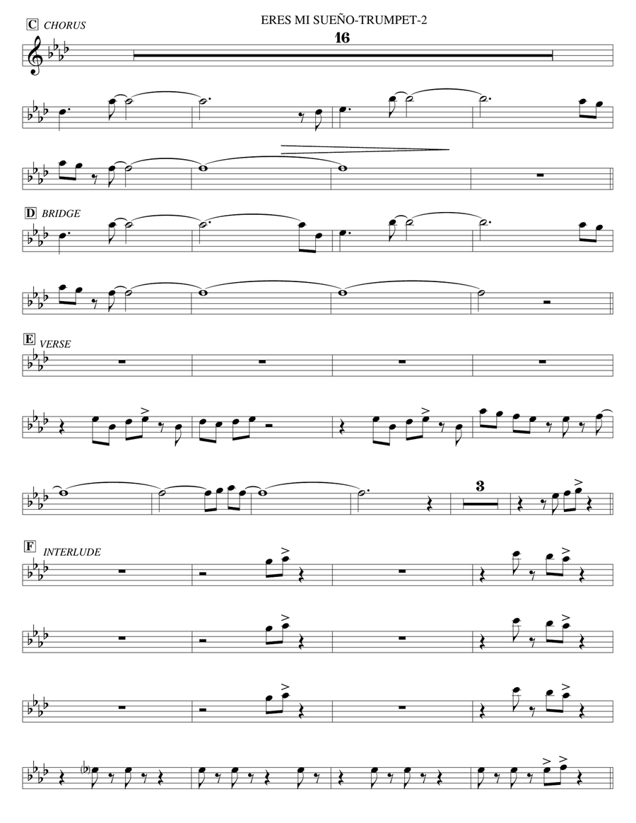 Eres Mi Sue Small Ensemble scores gallery preview page 6