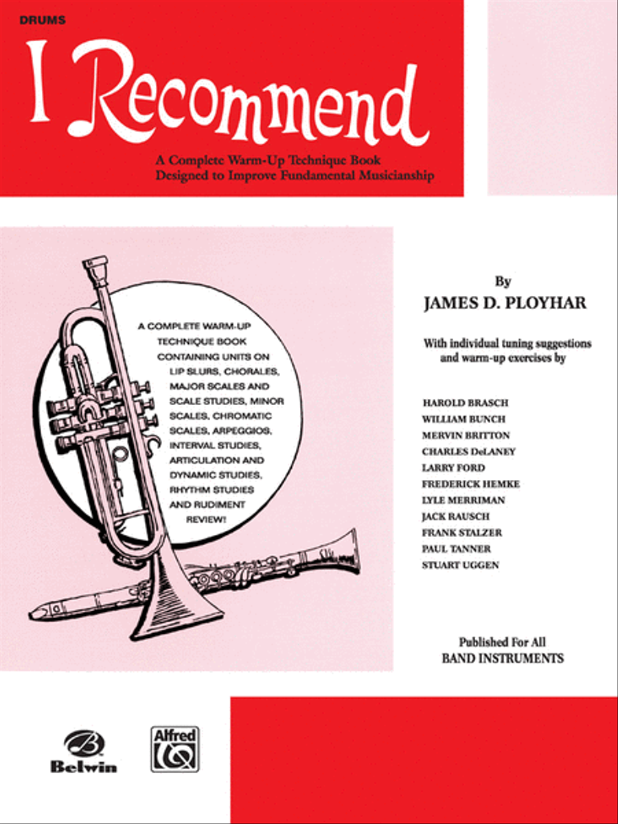 I Recommend Concert Band Methods scores gallery preview page 1
