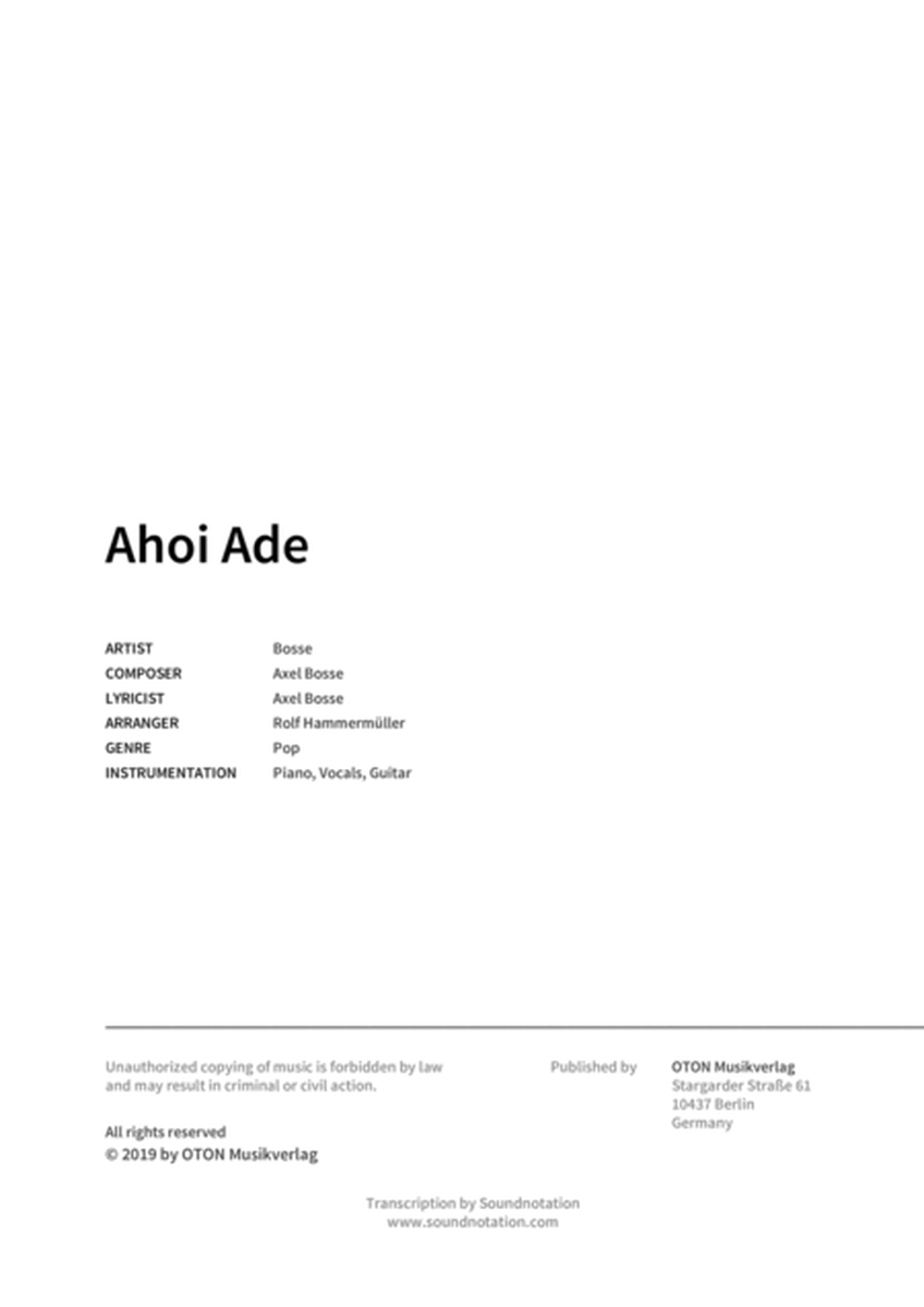 Ahoi Ade image number null