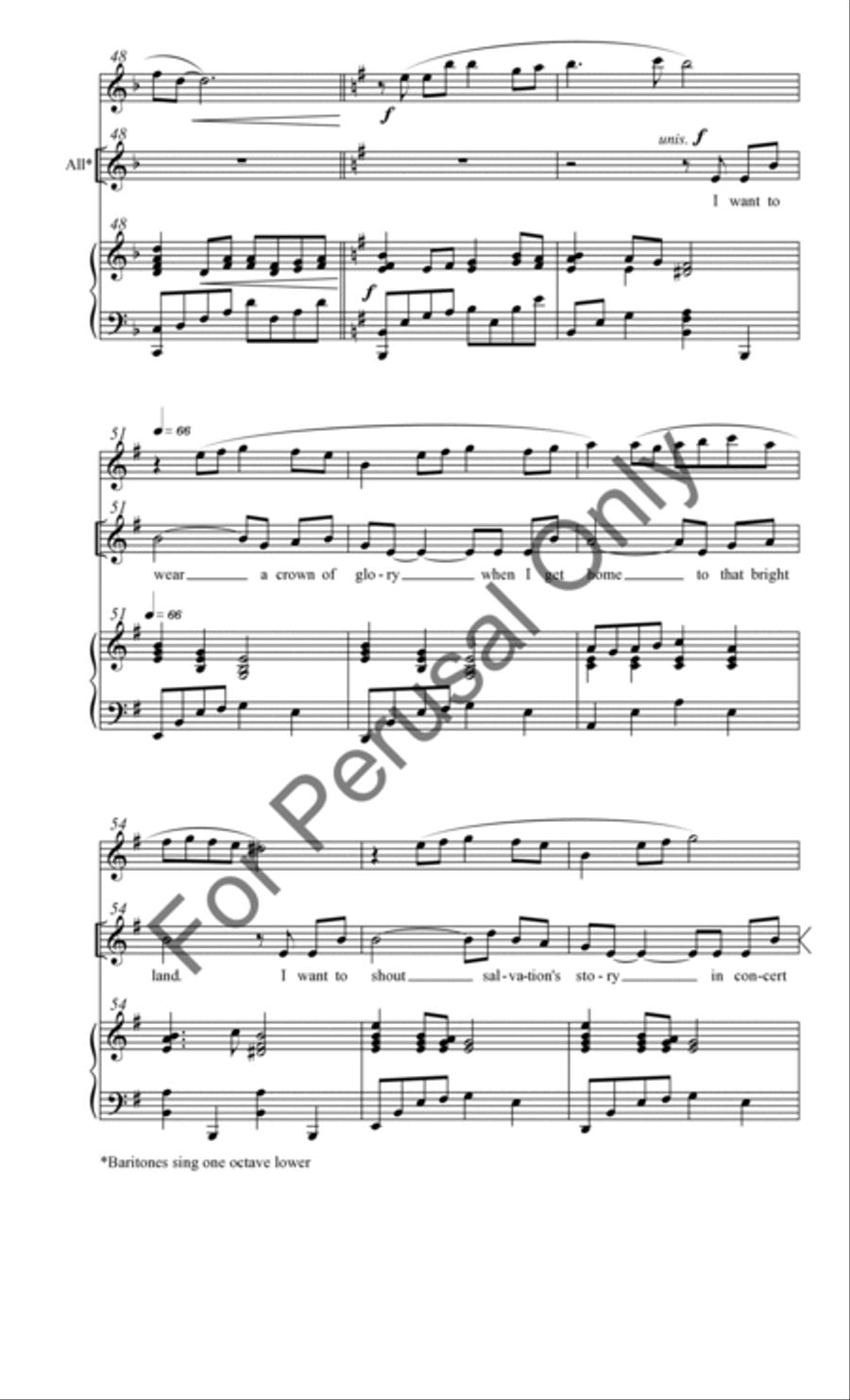 Poor Wayfaring Stranger 3-Part scores gallery preview page 11