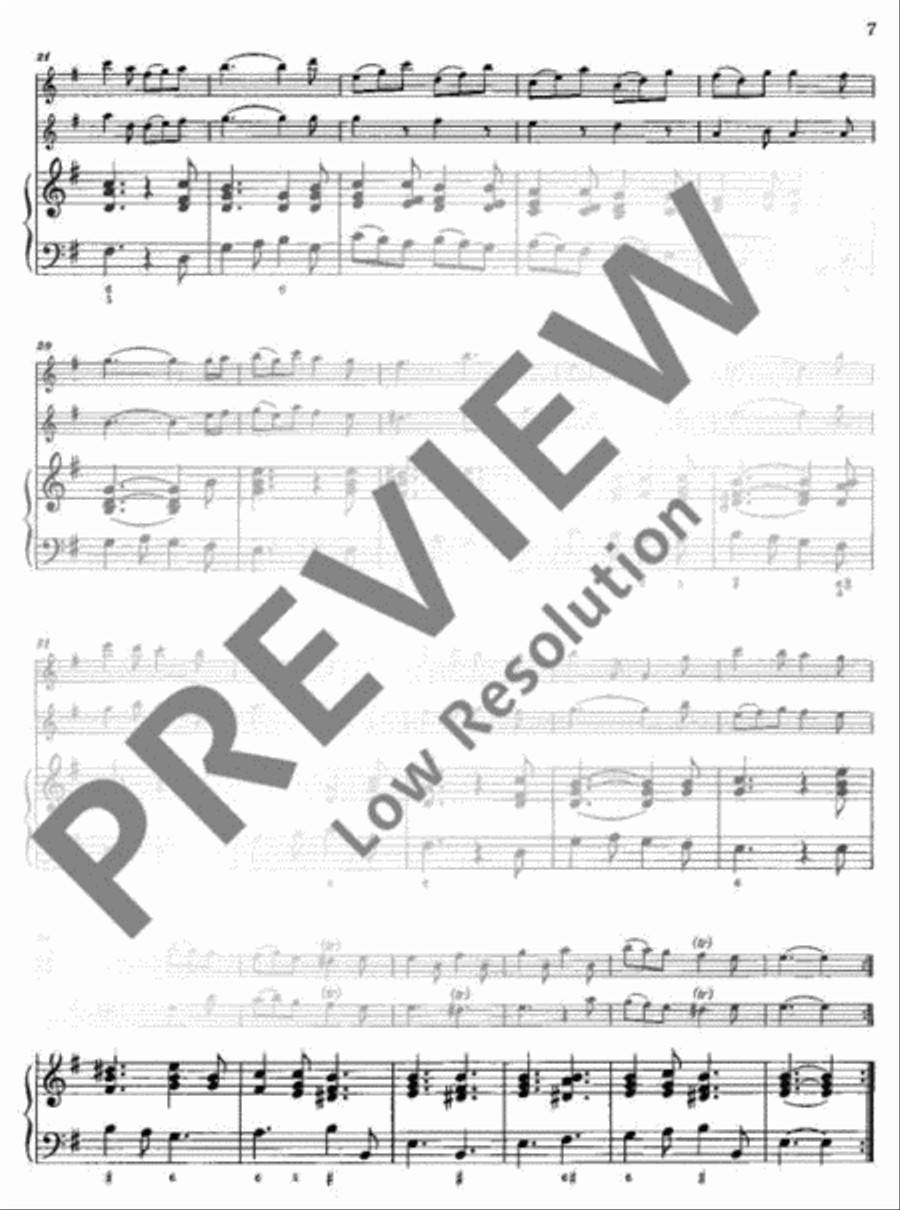 Trio Sonata E minor Alto Recorder scores gallery preview page 8