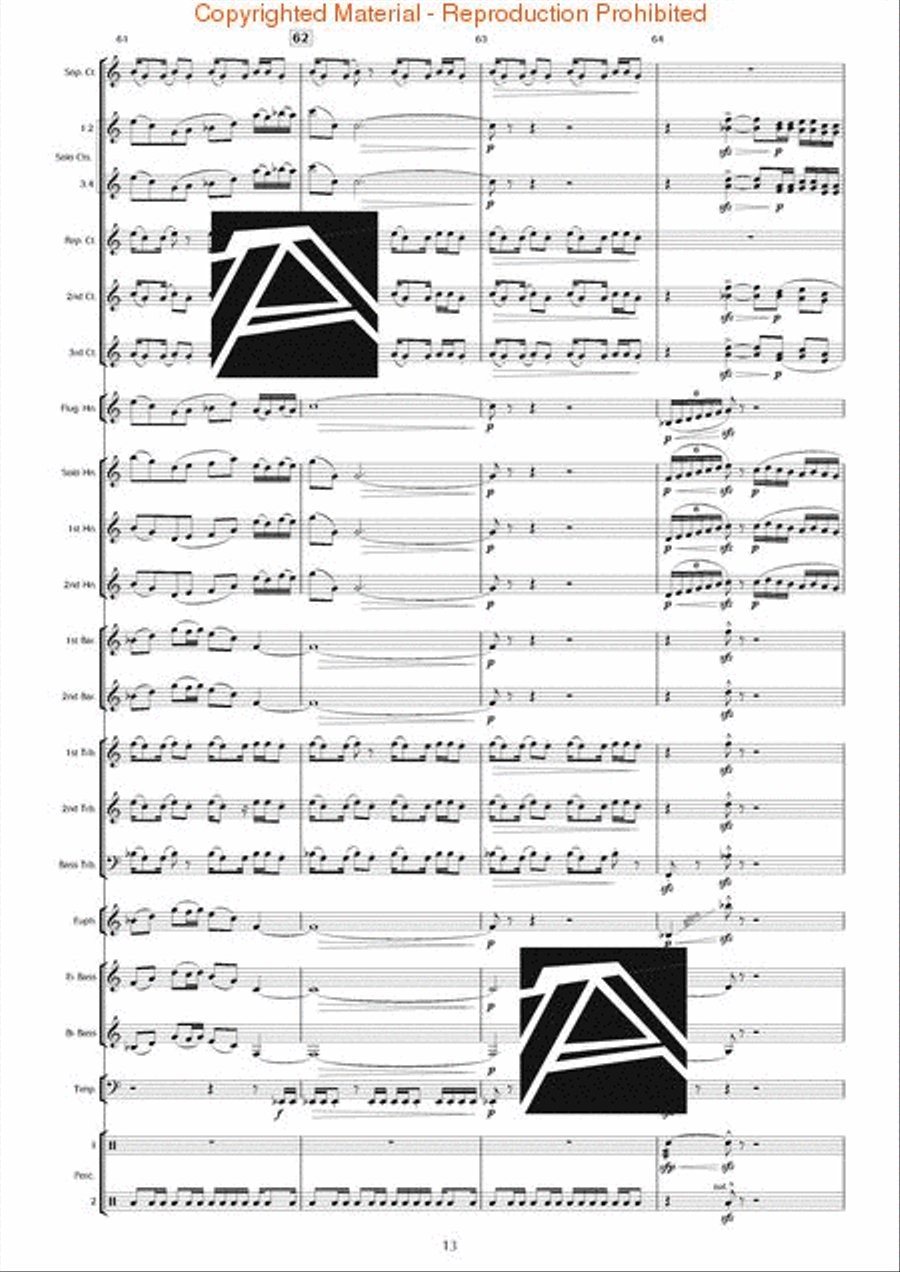 Surround Sound Brass Band scores gallery preview page 14
