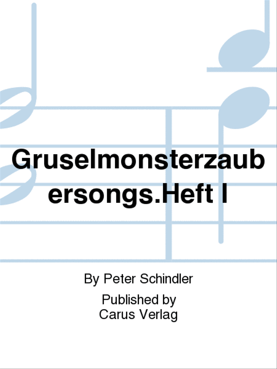 Gruselsongs, Band 1 Gruselsongs, Band 1 Choir scores gallery preview page 1