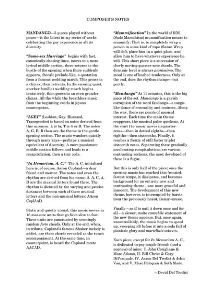 Mandango Piano Solo scores gallery preview page 4