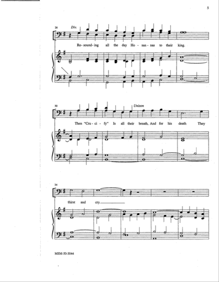 My Song Is Love Unknown 4-Part scores gallery preview page 3