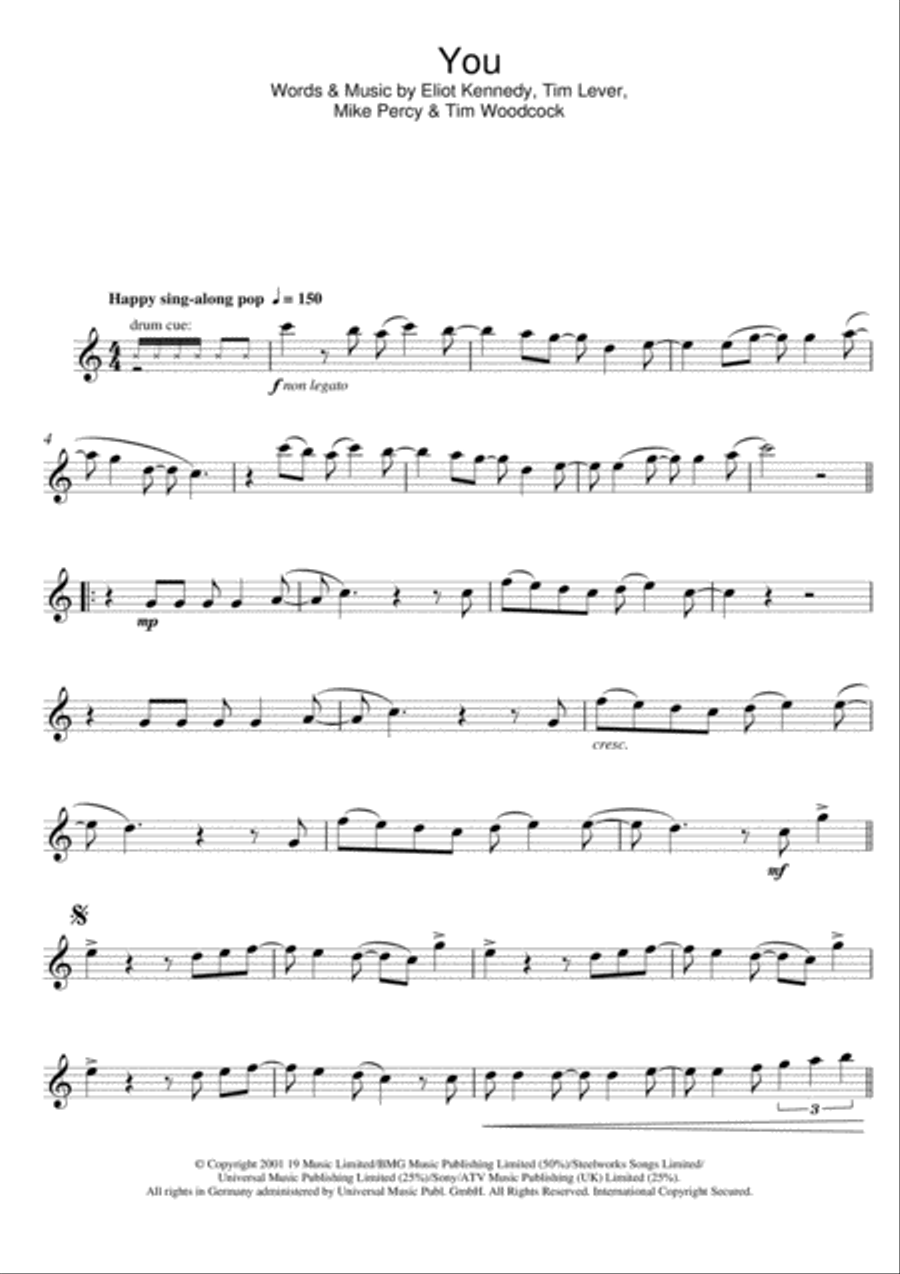 You You Flute Solo scores gallery preview page 1
