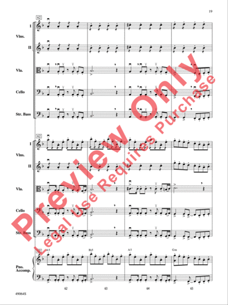 Wood's Bolero String Orchestra scores gallery preview page 20
